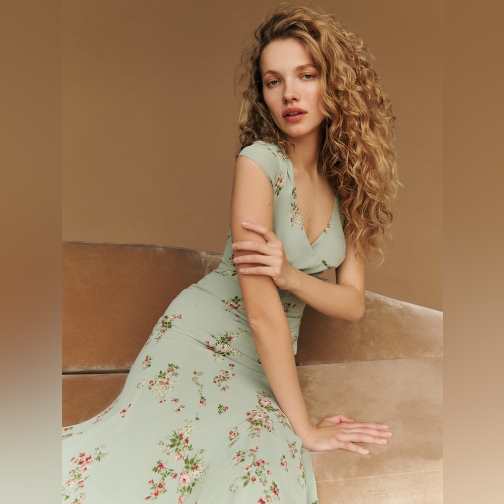Reformation Baden Midi Dress in Hampstead